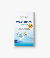 Avashine Wax Strips 32pcs, blue