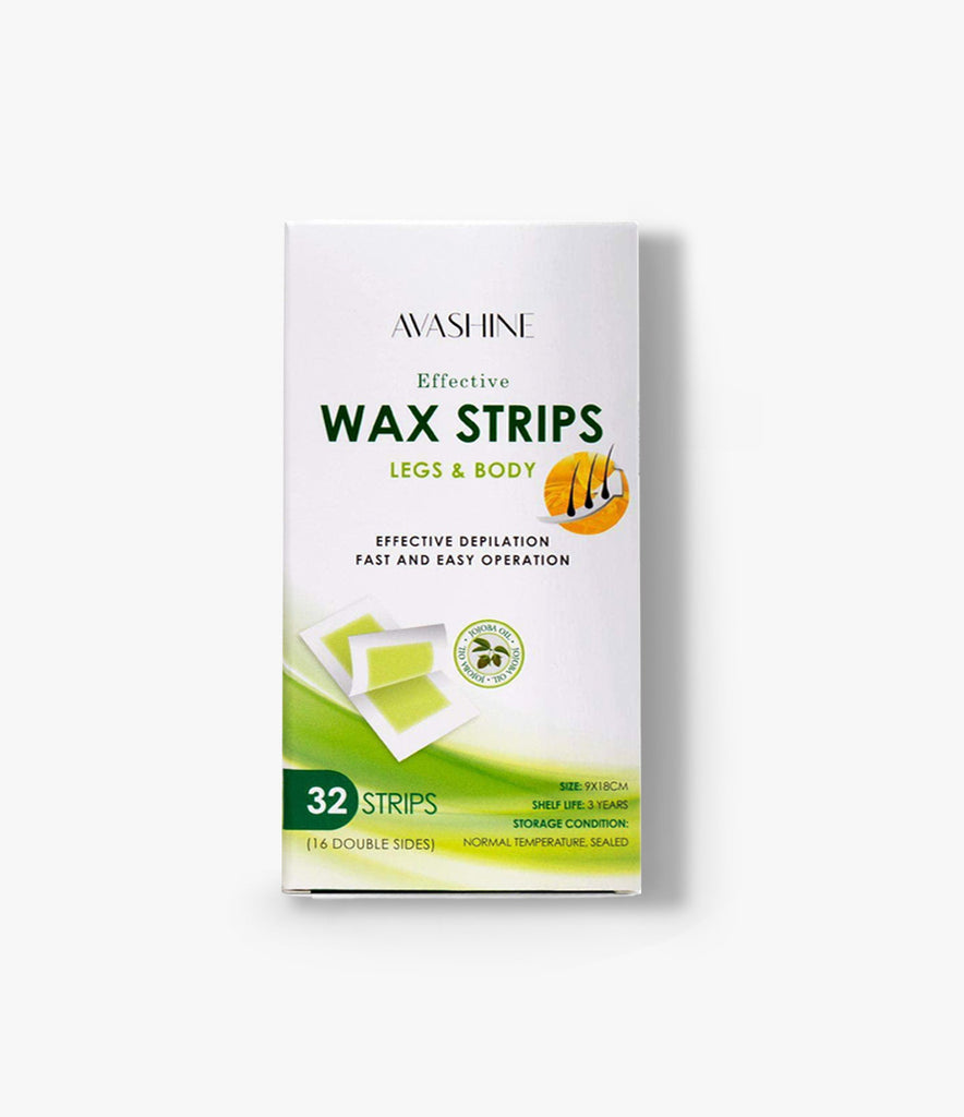 Avashine Wax Strips 32pcs, green