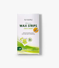 Wax Strips 64pcs, green